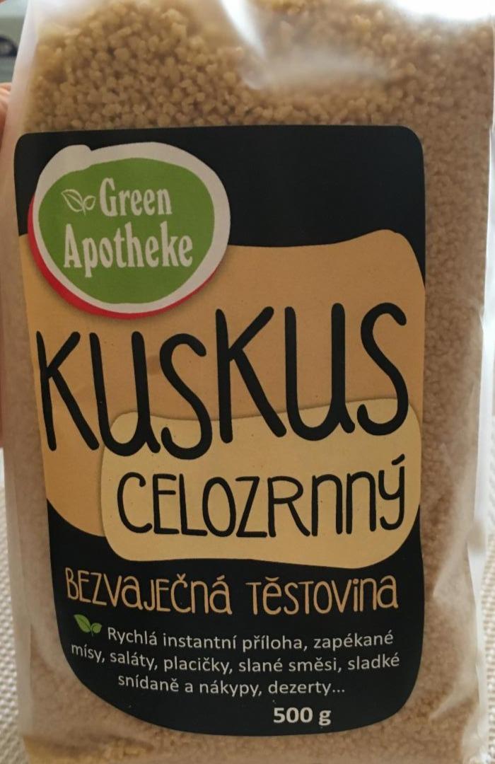 Fotografie - Kuskus celozrnný Green Apotheke