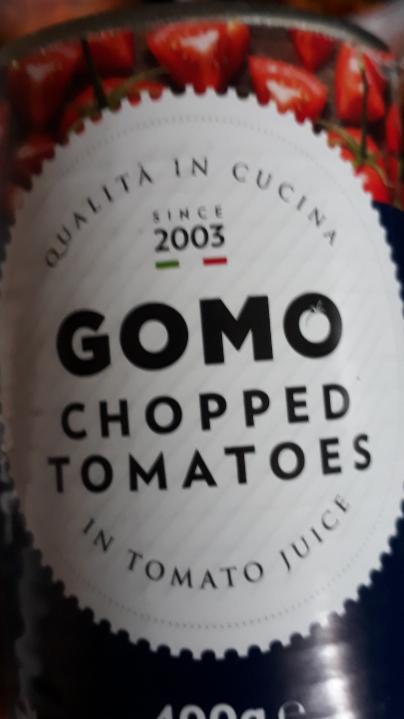 Fotografie - Chopped tomatoes in tomato juice Gomo