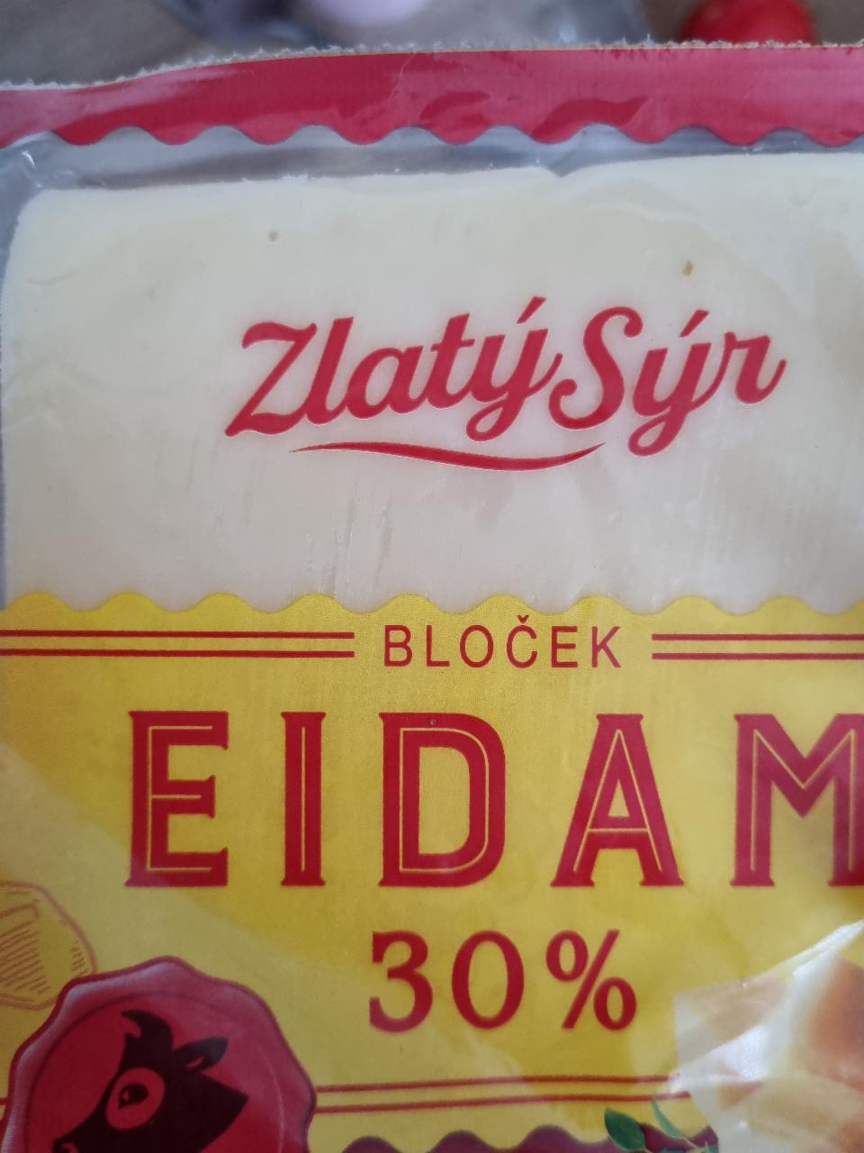 Fotografie - Eidam 30% bloček Zlatý sýr