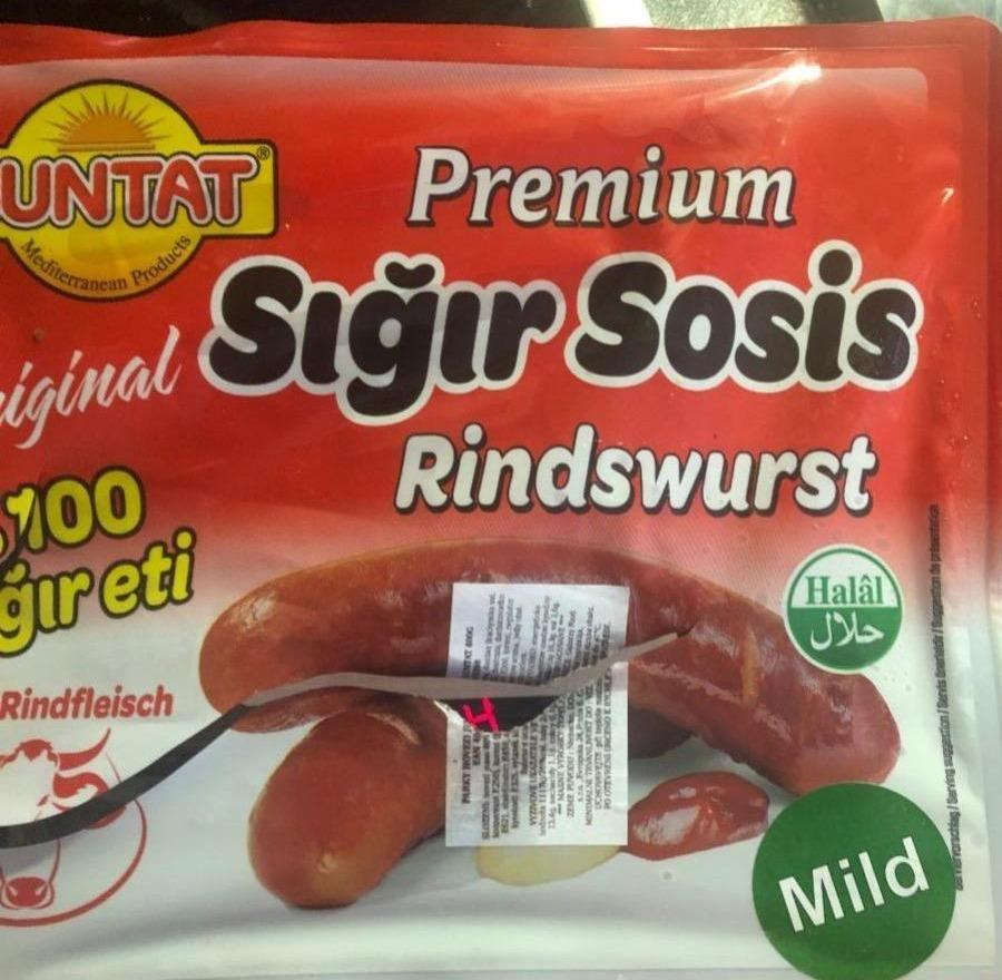 Fotografie - Premium Rindswurst Mild Suntat