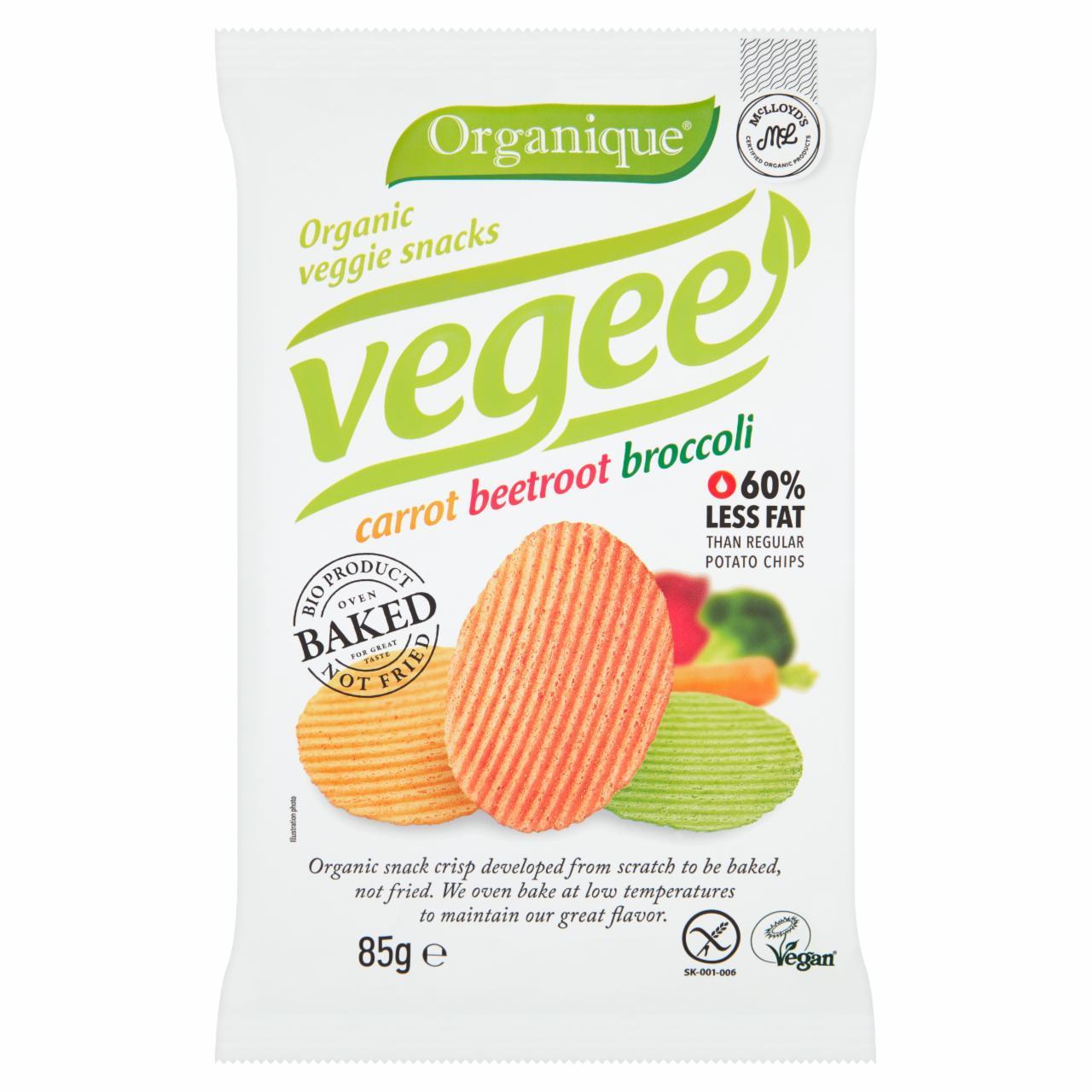 Fotografie - Organic veggie snack vegee carrot beetroot broccoli Organique