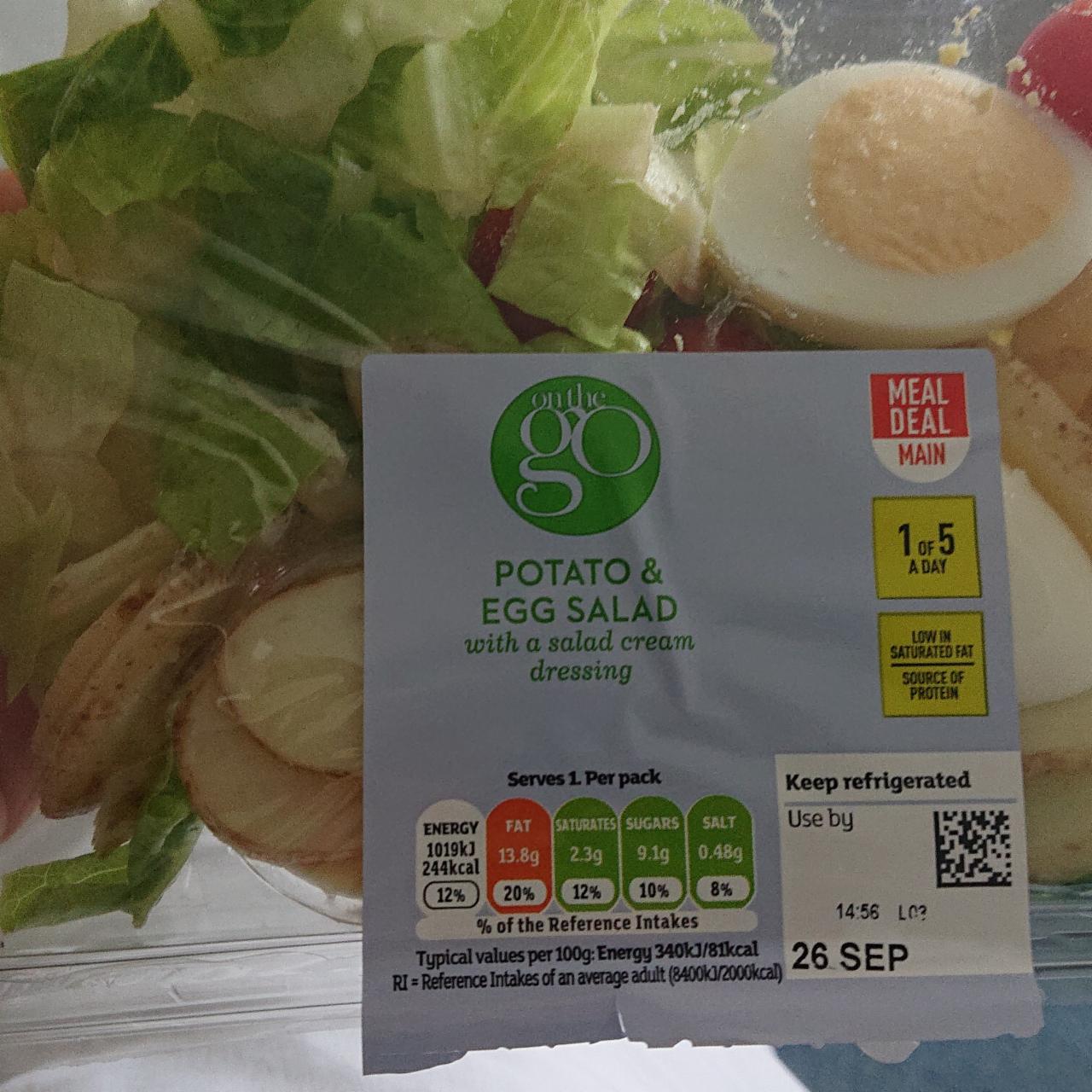 Fotografie - Potato & egg salad Sainsbury's