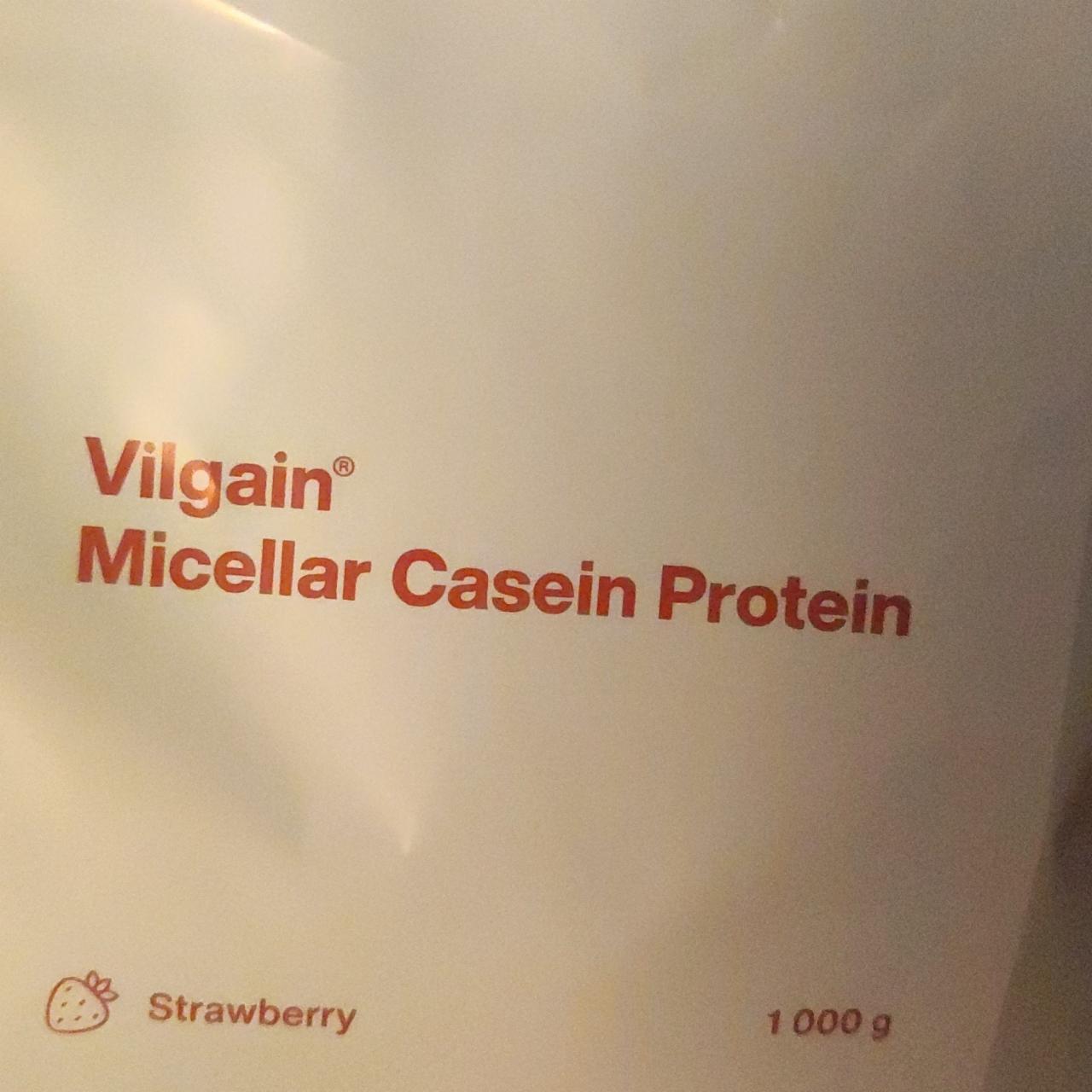 Fotografie - Micellar Casein Protein Strawberry Vilgain