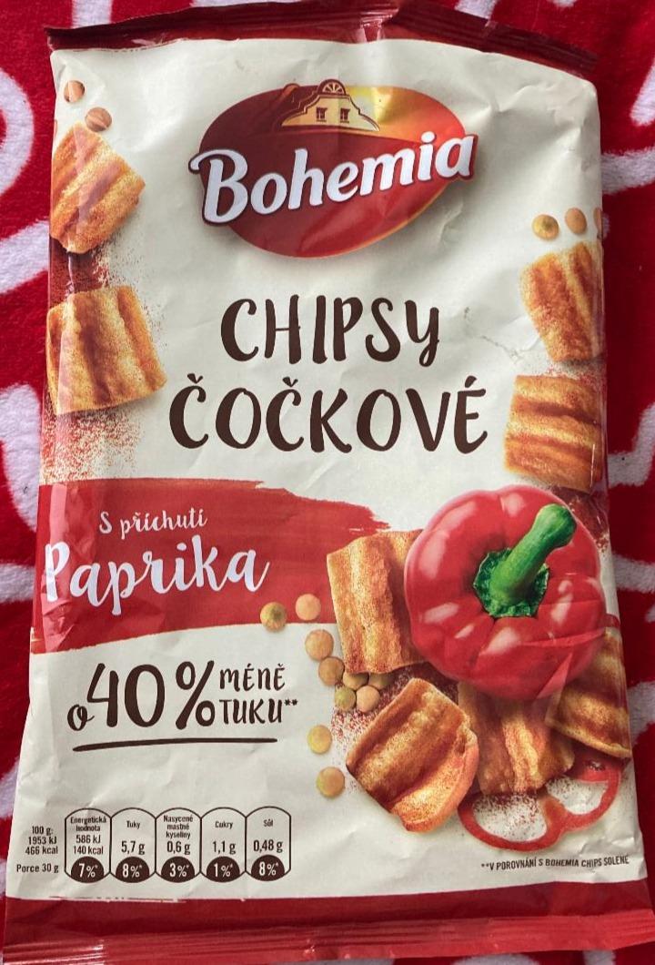 Fotografie - Chipsy čočkové s příchutí Paprika Bohemia