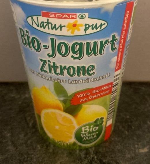 Fotografie - Bio-Jogurt Zitrone SPAR Natur*pur