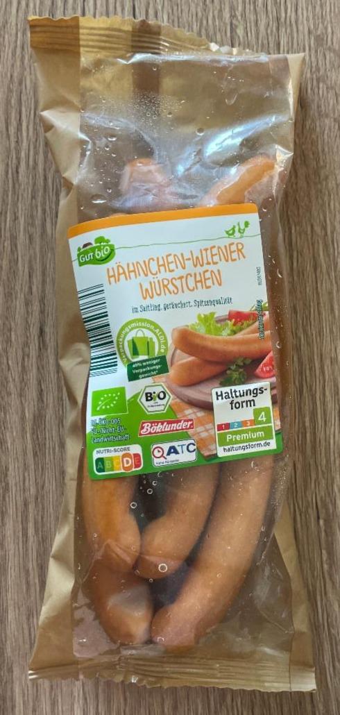 Fotografie - Hähnchen-Wiener Würstchen GutBio