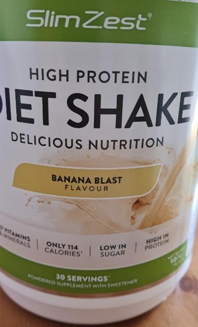 Fotografie - High Protein Diet Shake Banana Blast Slim Zest