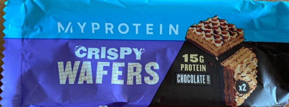 Fotografie - Protein wafers chocolate Myprotein