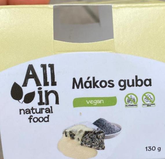 Fotografie - all in natural food Makos guba