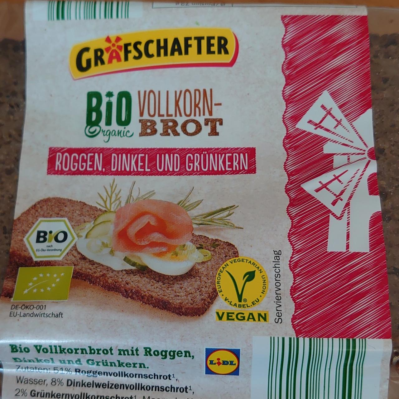Fotografie - BIO Vollkorn Organic Brot Grafschafter
