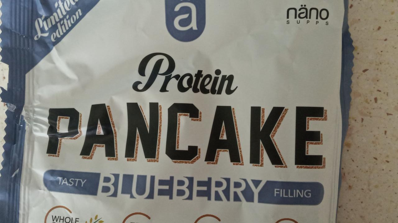 Fotografie - Protein Pancake blueberry näno supps