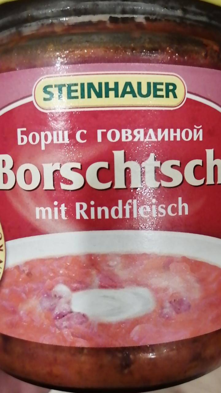 Fotografie - Borschtsch mit Rindfleisch Steinhauer