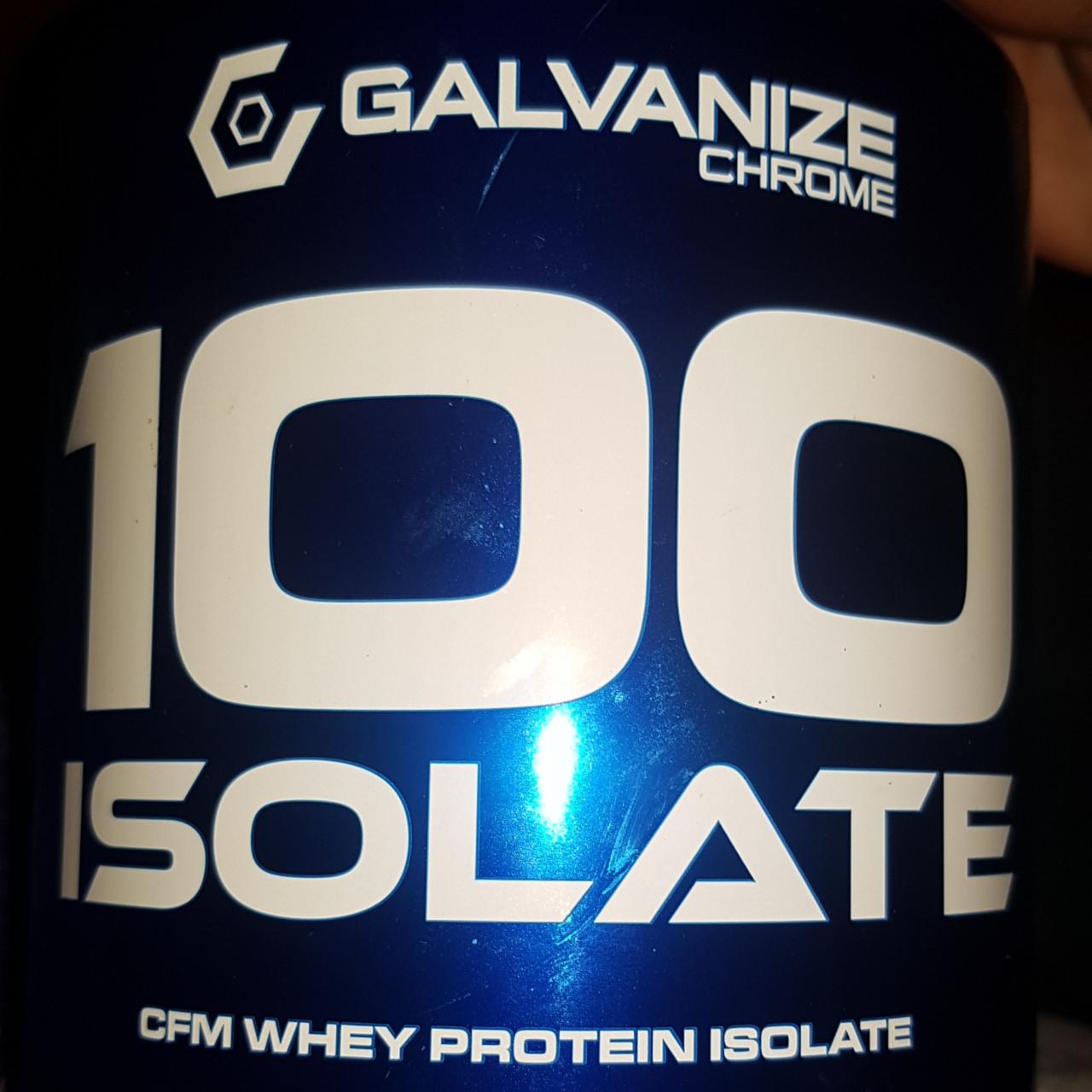 Fotografie - 100 Isolate CFM Whey protein chocolate Galvanize chrome