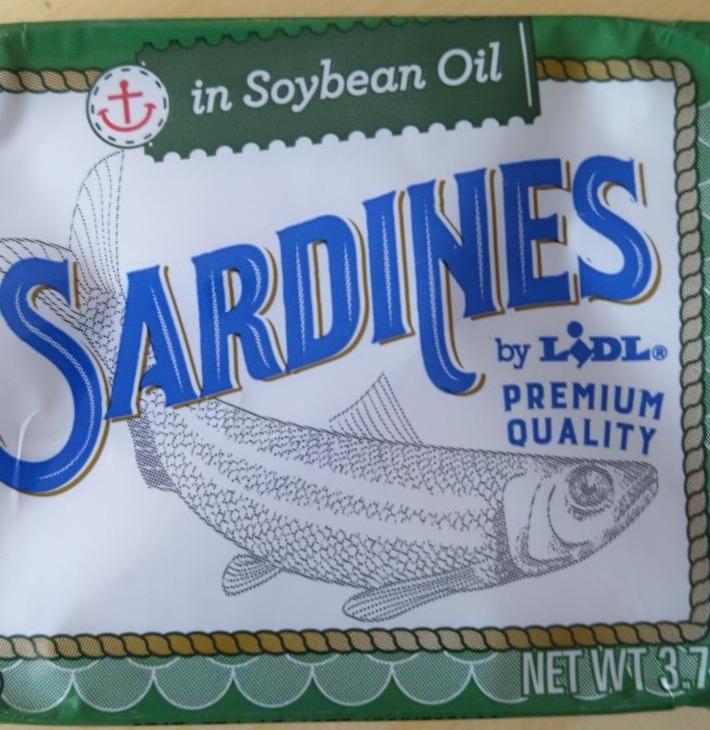 Fotografie - Sardines in Soybean Oil by Lidl