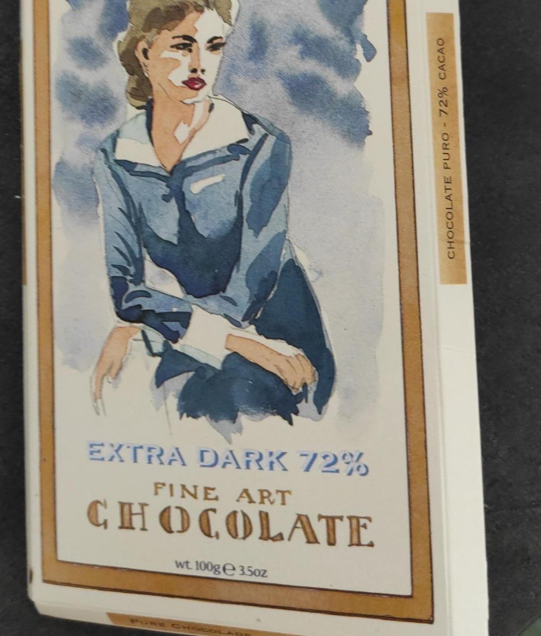 Fotografie - Extra Dark 72% Belgian Fine Art Chocolate Starbrook Airlines