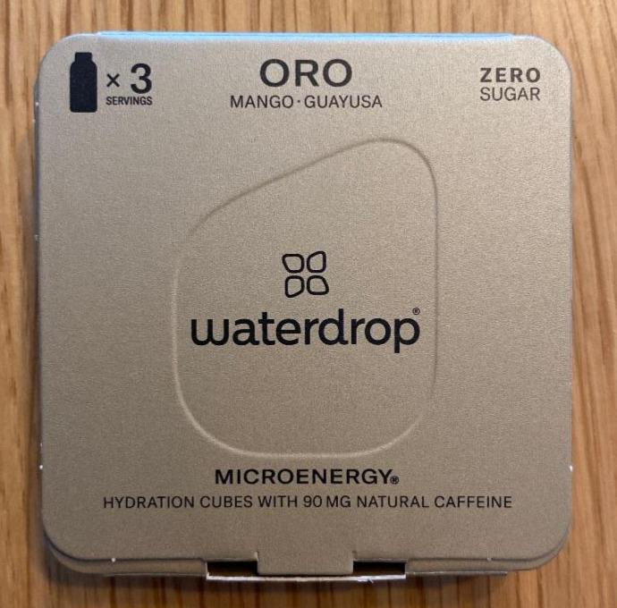 Fotografie - Microenergy Oro Mango-Guayusa Waterdrop