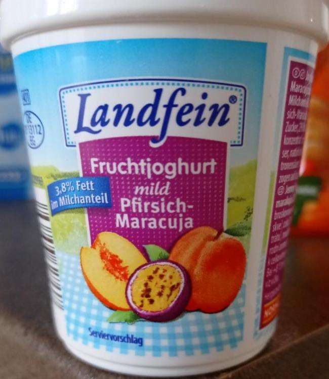 Fotografie - Fruchtjoghurt mild Pfirsich-Maracuja Landfein