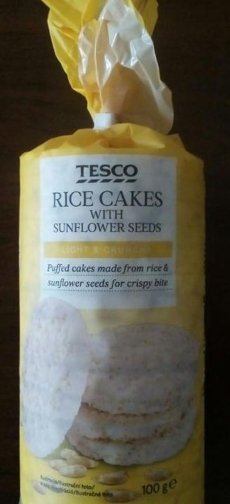 Fotografie - Rýžové chlebíčky se slunečnicovými semeny Tesco