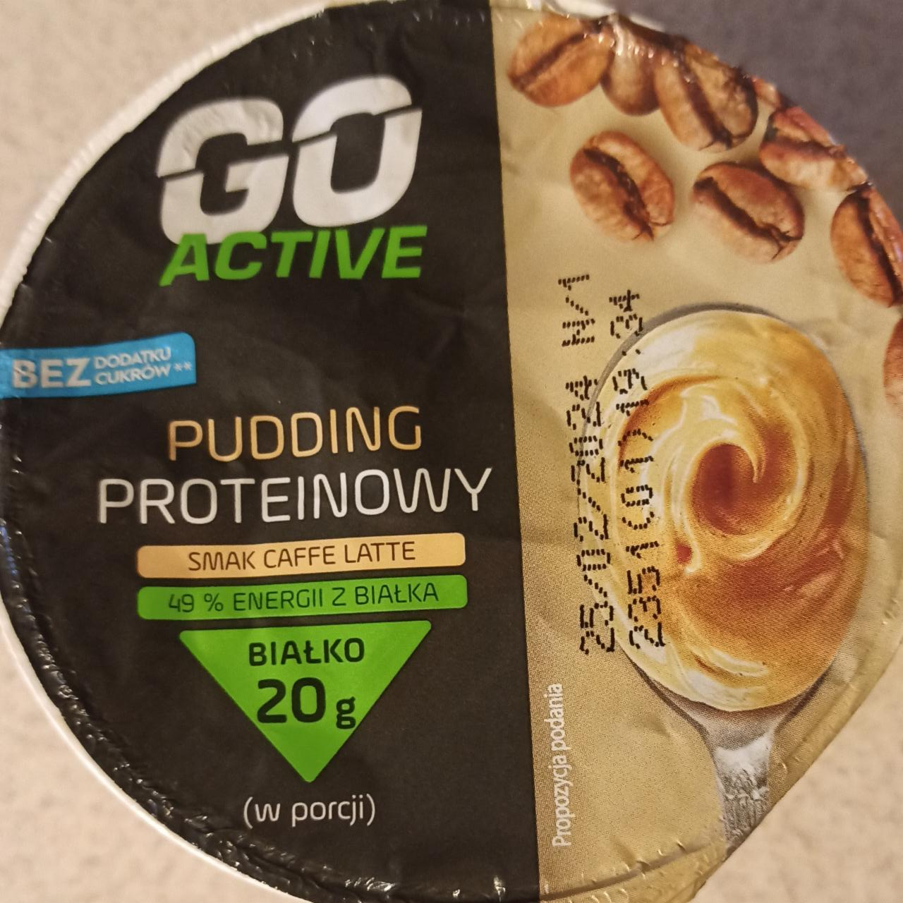 Fotografie - Pudding proteinowy smak Caffe Latte Go Active