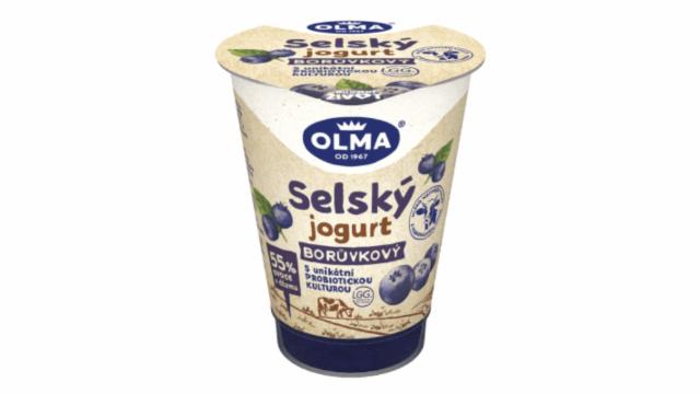 Fotografie - Selský jogurt s bifi borůvkový Olma