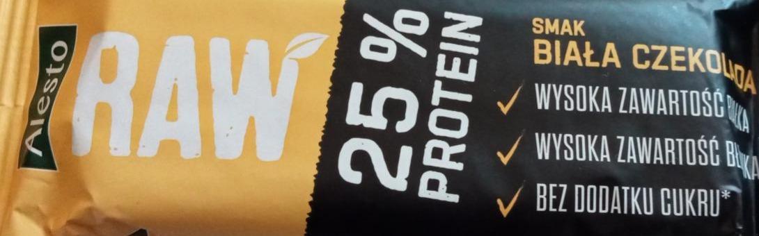 Fotografie - Raw Biała Czekolada 25% protein Alesto