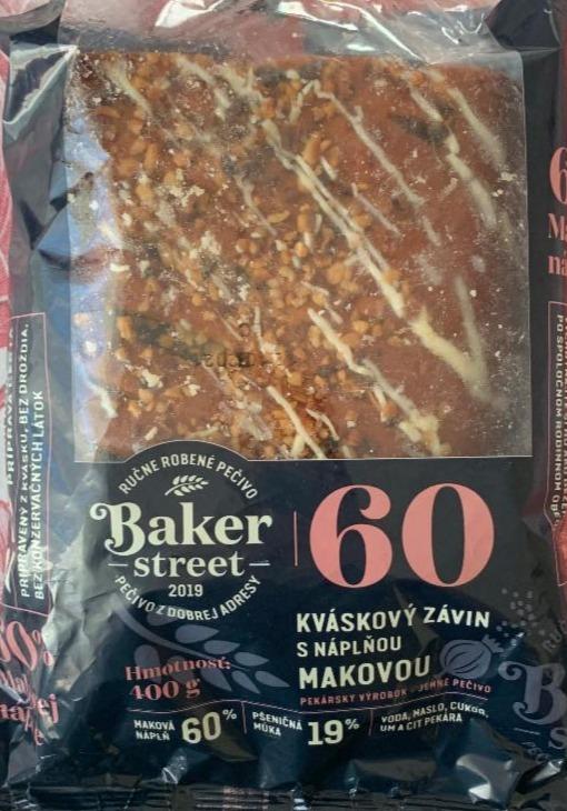 Fotografie - Kváskový závin s náplňou makovou Baker Street