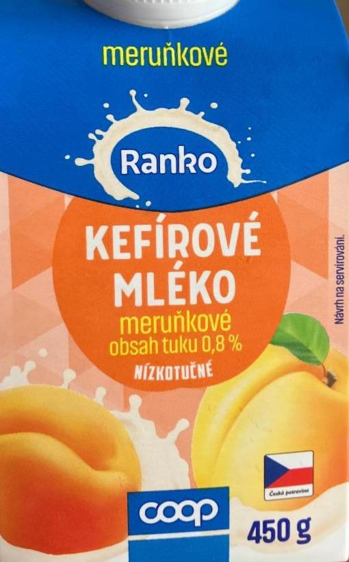 Fotografie - Kefírové mléko meruňkové 0,8% Ranko