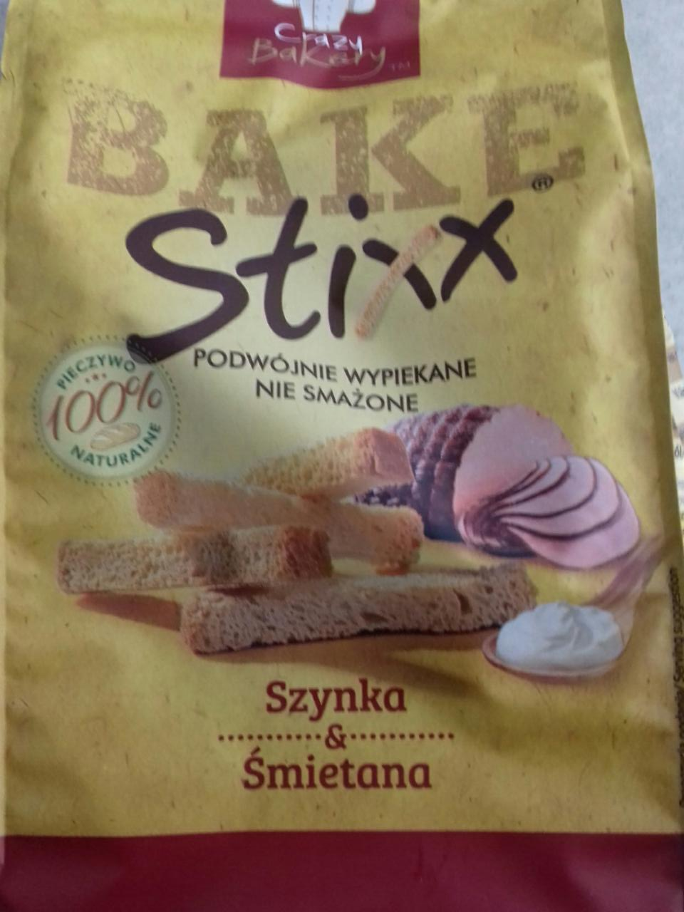 Fotografie - BAKE Stixx Szynka & Śmietana Crazy Bakery