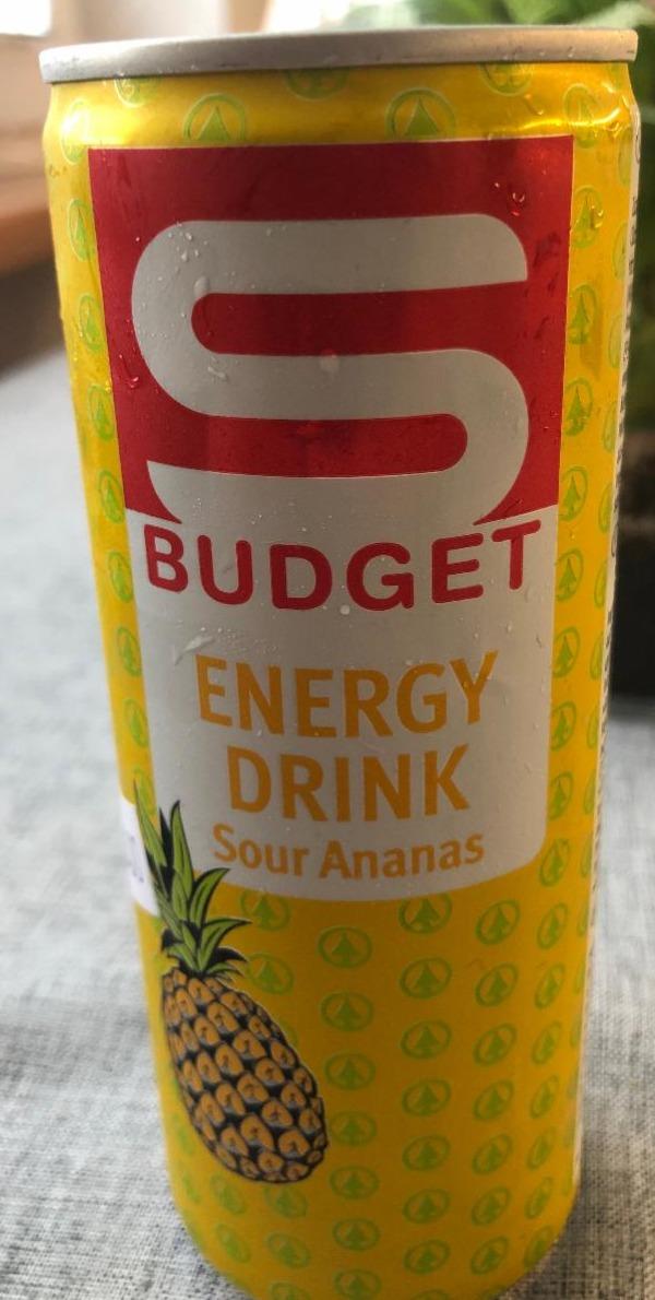 Fotografie - Energy Drink Sour Ananas S Budget