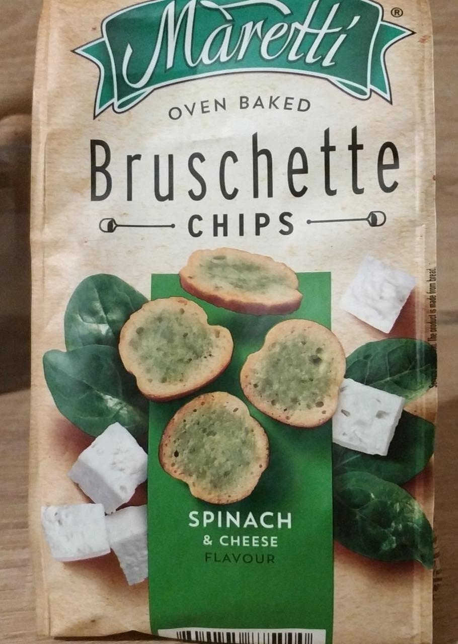 Fotografie - Bruschette chips spinach & cheese Maretti