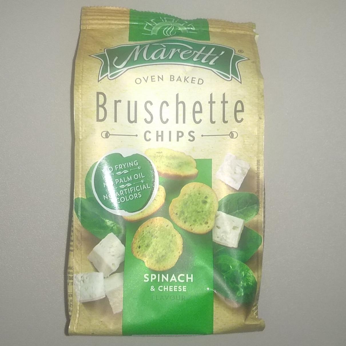 Fotografie - Bruschette chips spinach & cheese Maretti