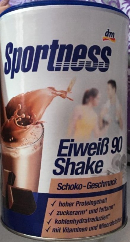 Fotografie - Eiweiß 90 shake schoko-geschmack (proteinový prášek s příchutí čokolády) Sportness
