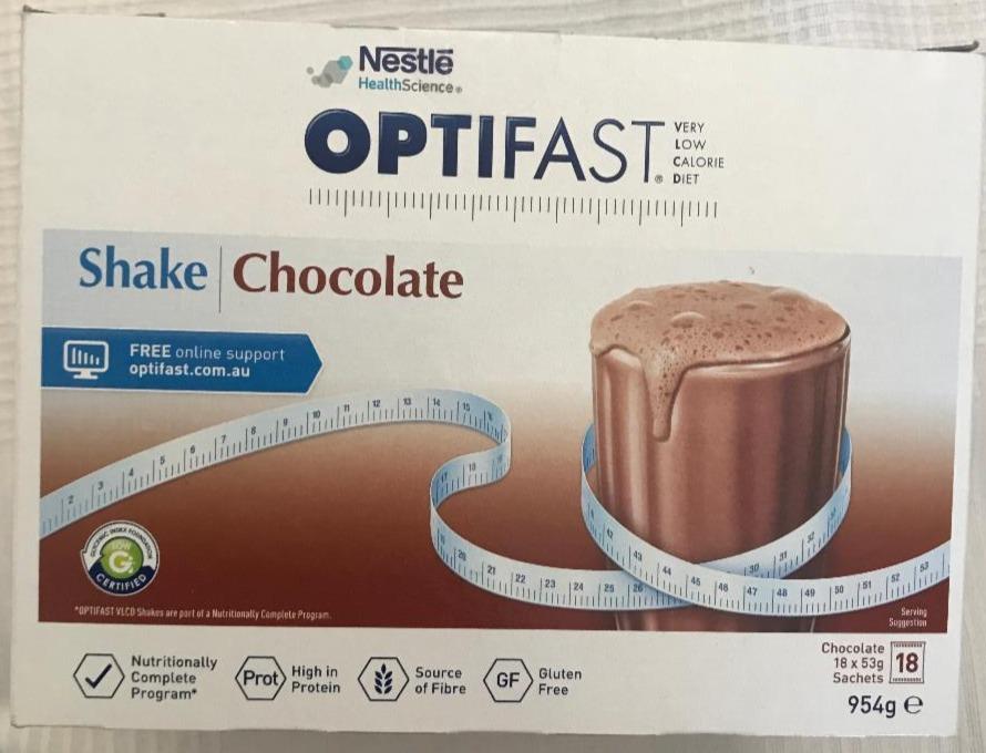 Fotografie - Optifast Shake Chocolate Nestlé