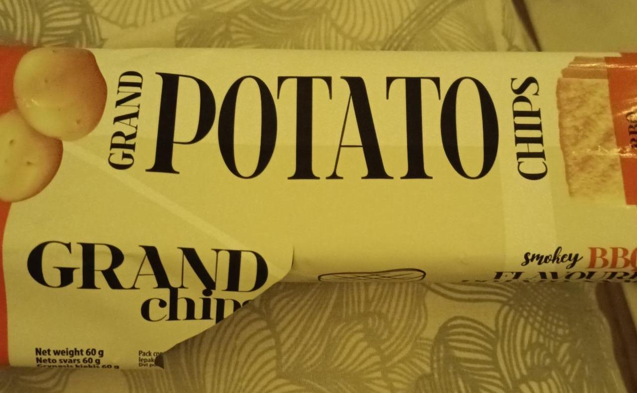 Fotografie - Grand Potato Chips smokey BBQ Bal Snack