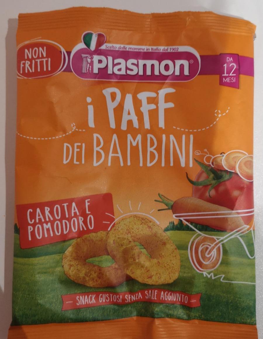 i Paff dei Bambini carota e pomodoro Plasmon - kalorie, kJ a nutriční  hodnoty