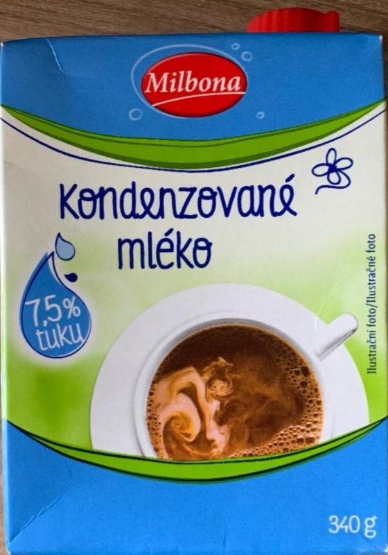 Fotografie - Milbona - kondenzované mléko 7,5% tuku