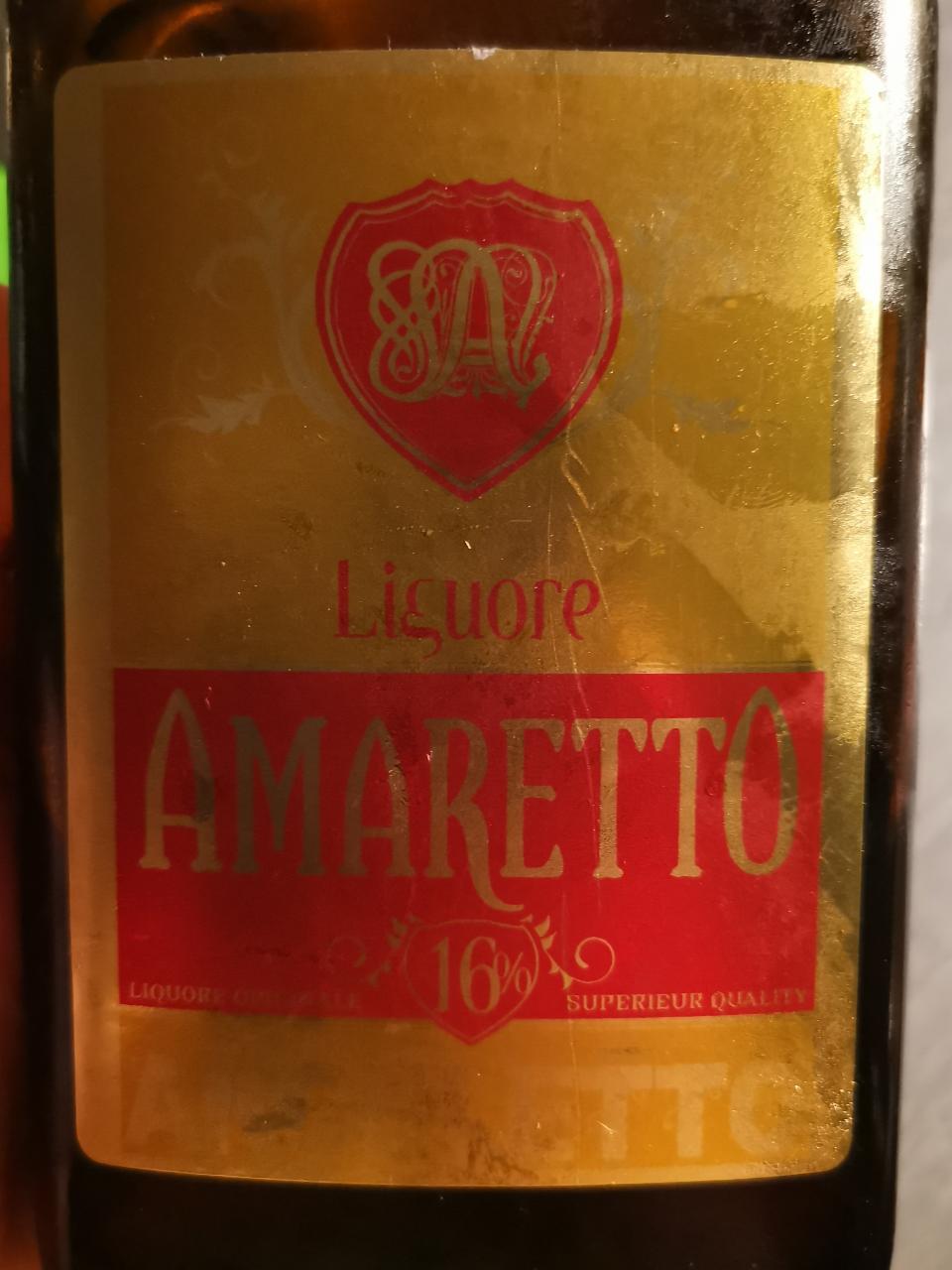 Fotografie - Amaretto Angeletto 16% likér s mandlovou příchutí