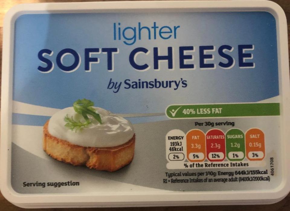 Fotografie - soft cheese lighter by Sainsburys