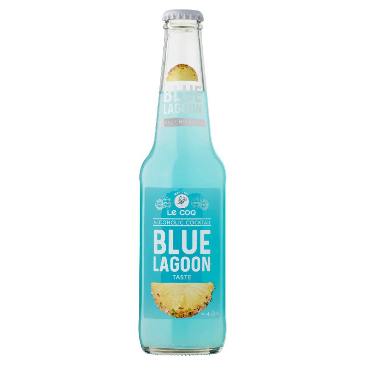 Fotografie - Alcoholic Cocktail Blue Lagoon Le 4,7% Coq