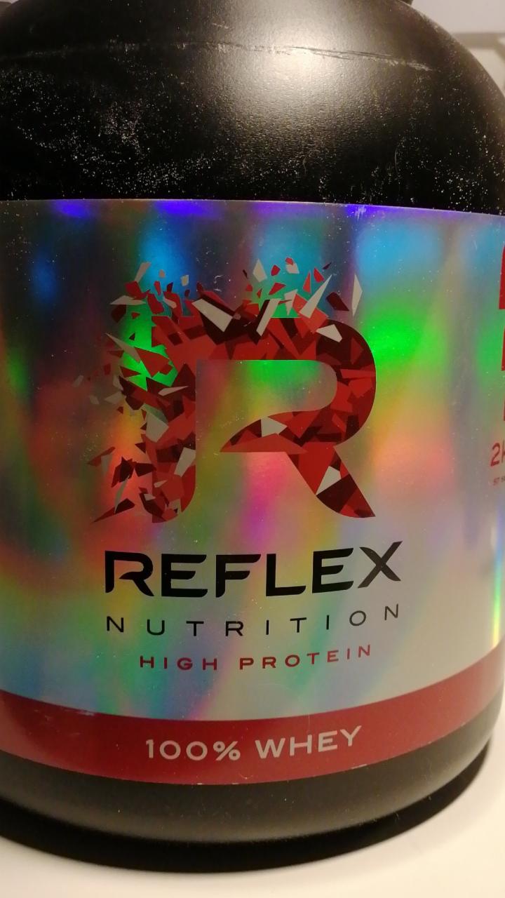 Fotografie - 100% Whey Protein Strawberry and Raspberry Reflex Nutrition