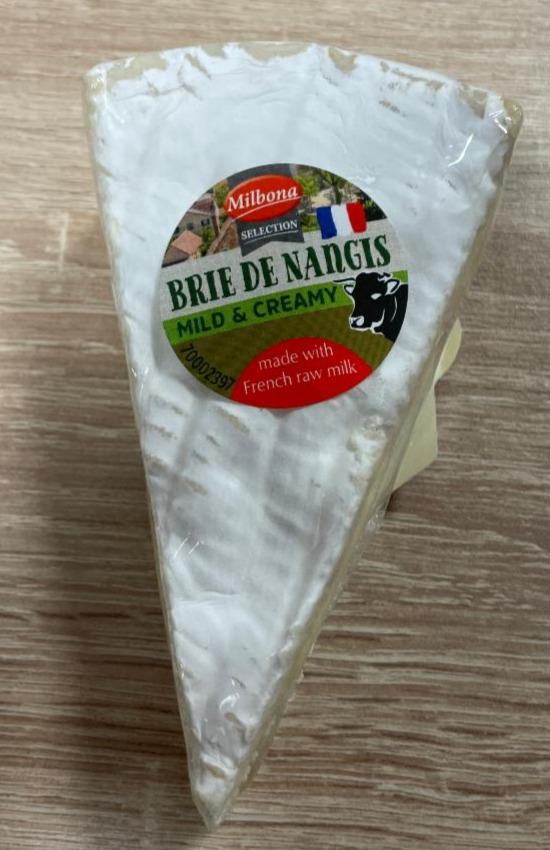 Fotografie - Brie de Nangis jemný krémový francouzský sýr, Milbona