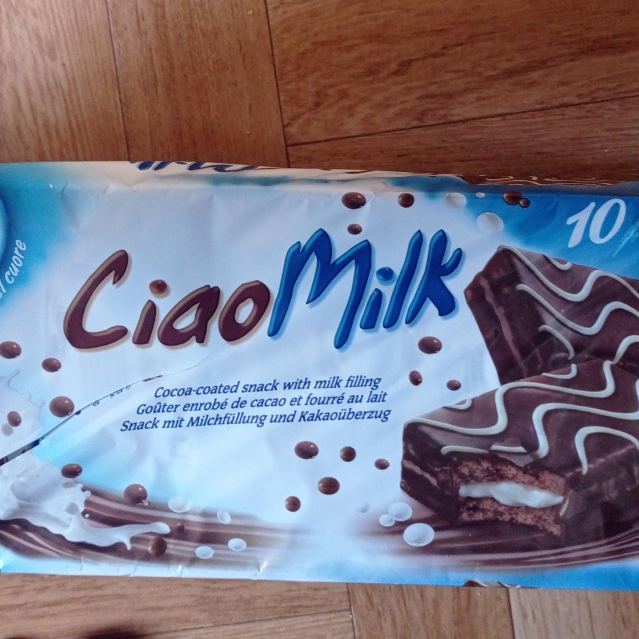 Fotografie - Midi CiaoMilk Snack politý kakaem s mléčnou náplní