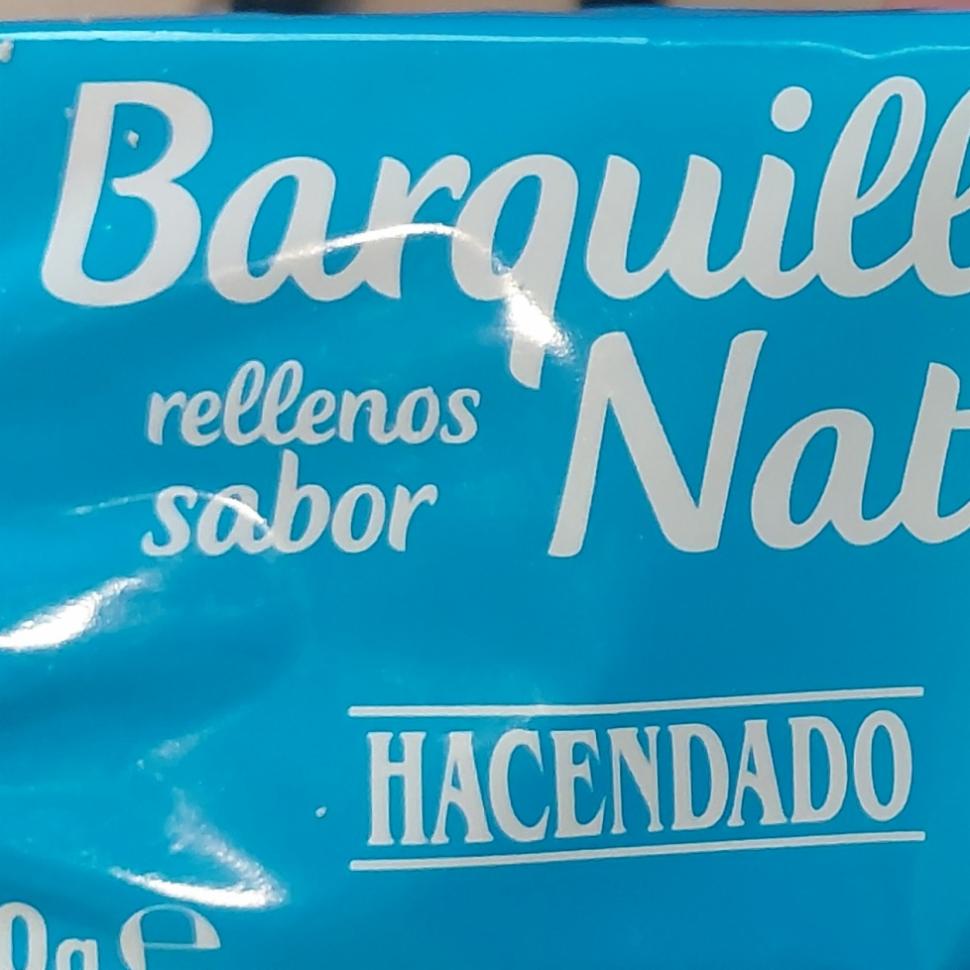 Fotografie - Barquillos rellenos sabor Nata Hacendado