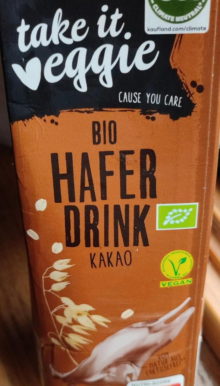 Fotografie - BIO Hafer drink kakao K-take it veggie