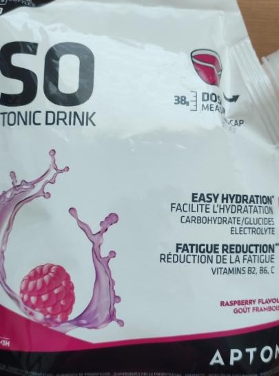 Fotografie - ISO Isotonic drink malina Aptonia