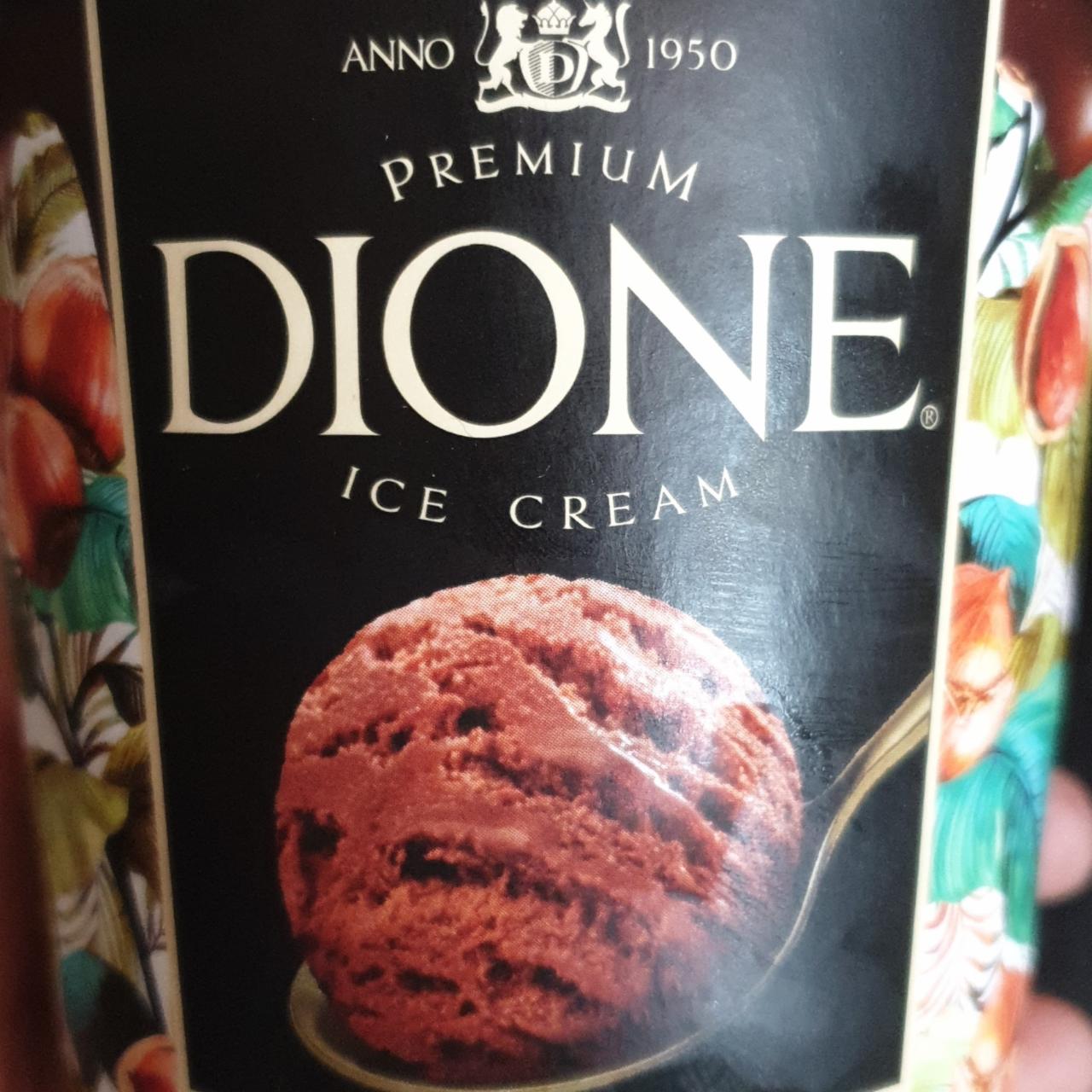 Fotografie - Premium ice cream chocolate & hazelnut Dione