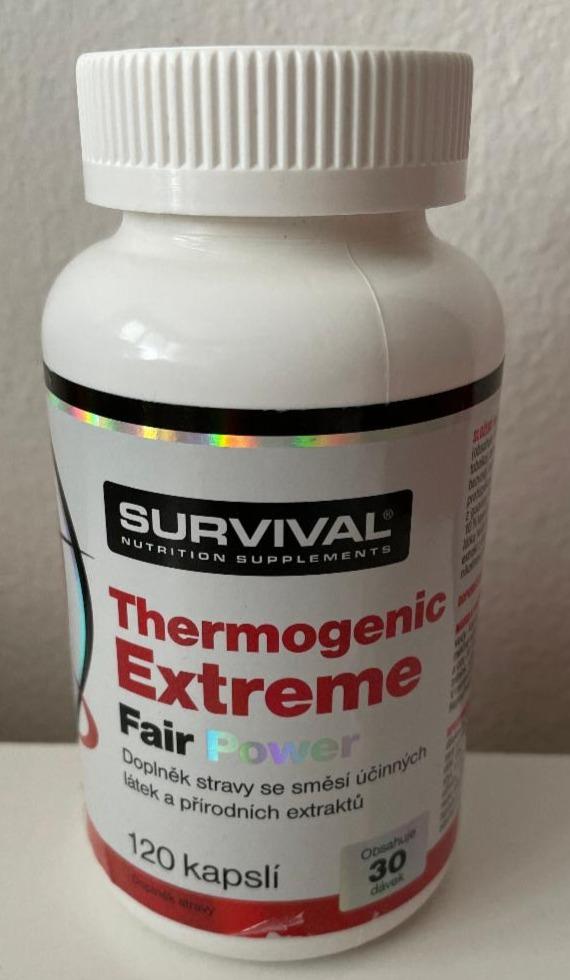 Fotografie - Thermogenic Extreme Fair Power Survival Survival Nutrition