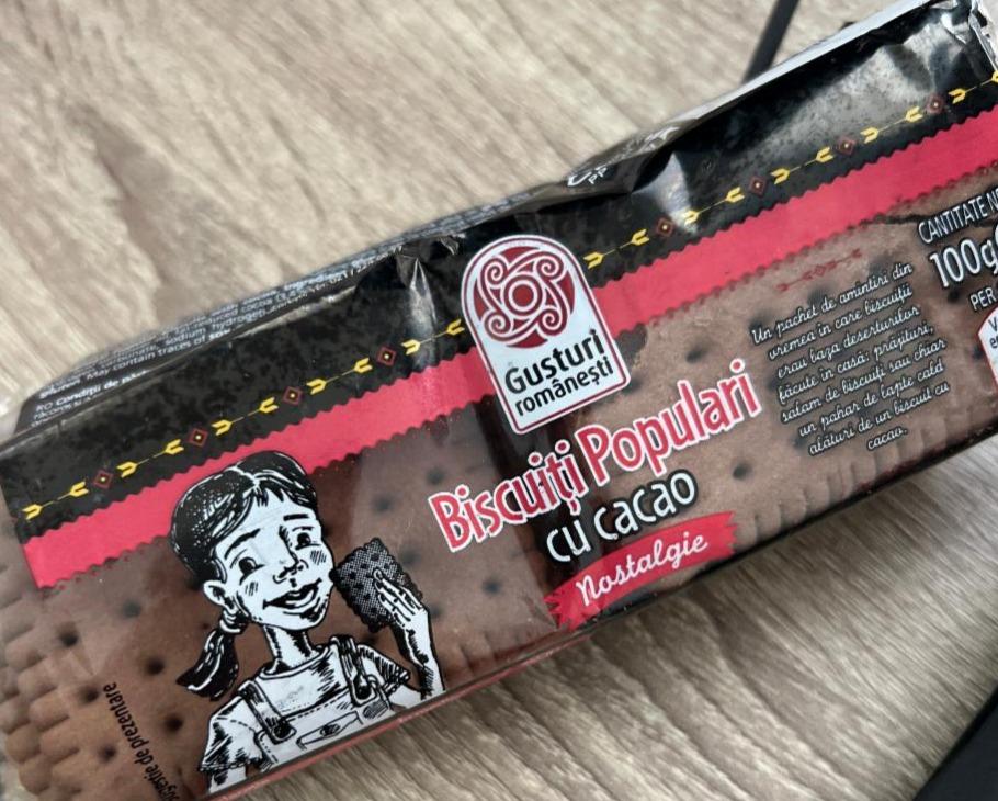 Fotografie - Biscuiti Populari cu cacao Gusturi