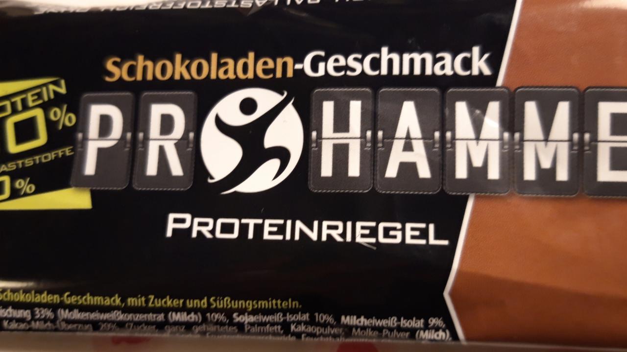 Fotografie - ProteinRiegel Schokoladen-geschmack Prohammer