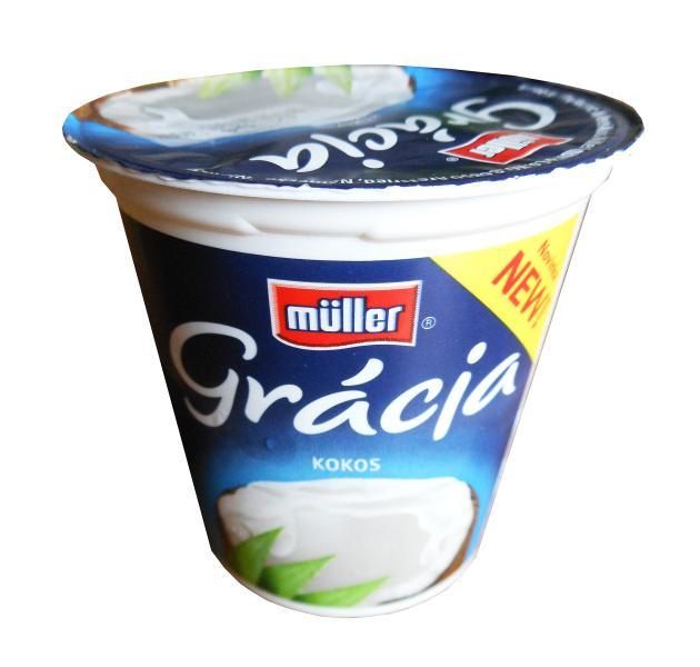 Fotografie - Müller jogurt Gracia kokos
